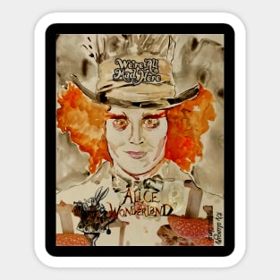 Mad Hatter Sticker